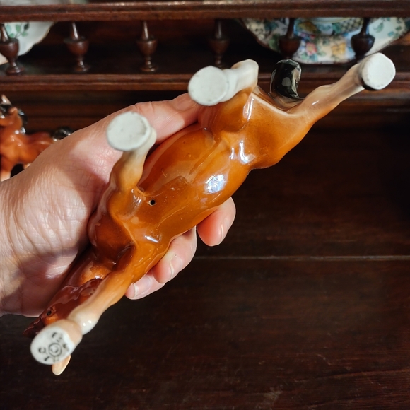 Mare & Foal China Horse Figurines/Statues.2 Vintage Horse Statues - Picture 7 of 12